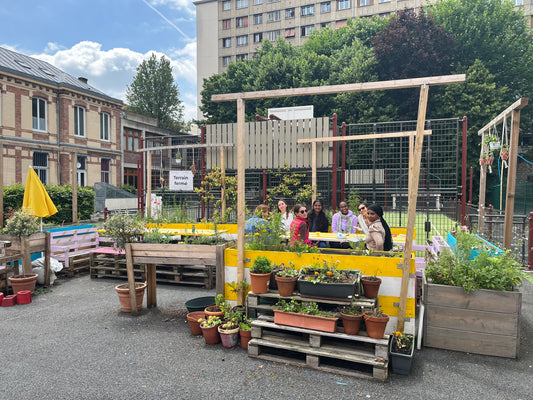 Suivez-nous dans notre jardin pédagogique !