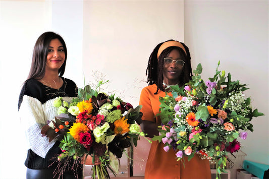 Imane et Léonie, du Pain & des Roses, fleurs écologiques et de saison et l'association